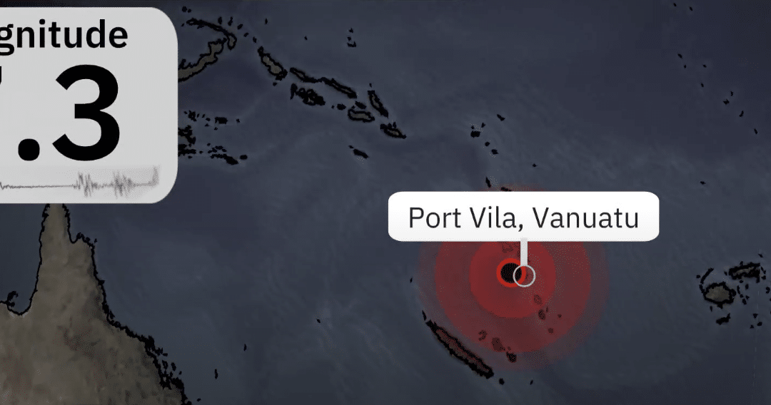 Powerful 7.3 earthquake strikes Vanuatu; Widespread damage reported